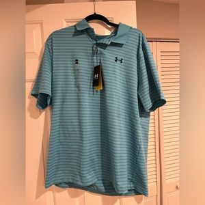 NWT Men’s Under Armour 3.0 Striped Polo